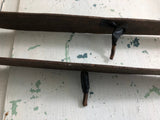Antique Strap Hinges, Set of 2, 18 inch, Includes the set of Antique Nails Shown, Rustic Decor, These are the real thing not reproductions!