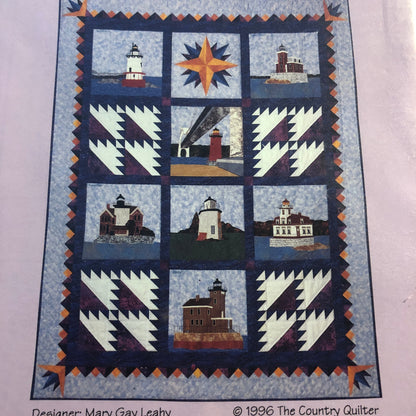 Hudson River Lighthouse, The Country Quilter, Vintage 1996, 3rd in a Series, Quilt Pattern