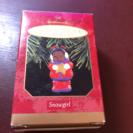 Hallmark, Snowgirl, Dated 1997, Keepsake Ornament, QX6562*