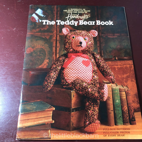 The Teddy Bear Book, Country Handcrafts, Vintage 1985, Bear Patterns Soft Cover Book