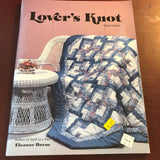 Lover's Knots, Eleanor Burns, Quilt Pattern, Vintage 1985, Soft Cover Book