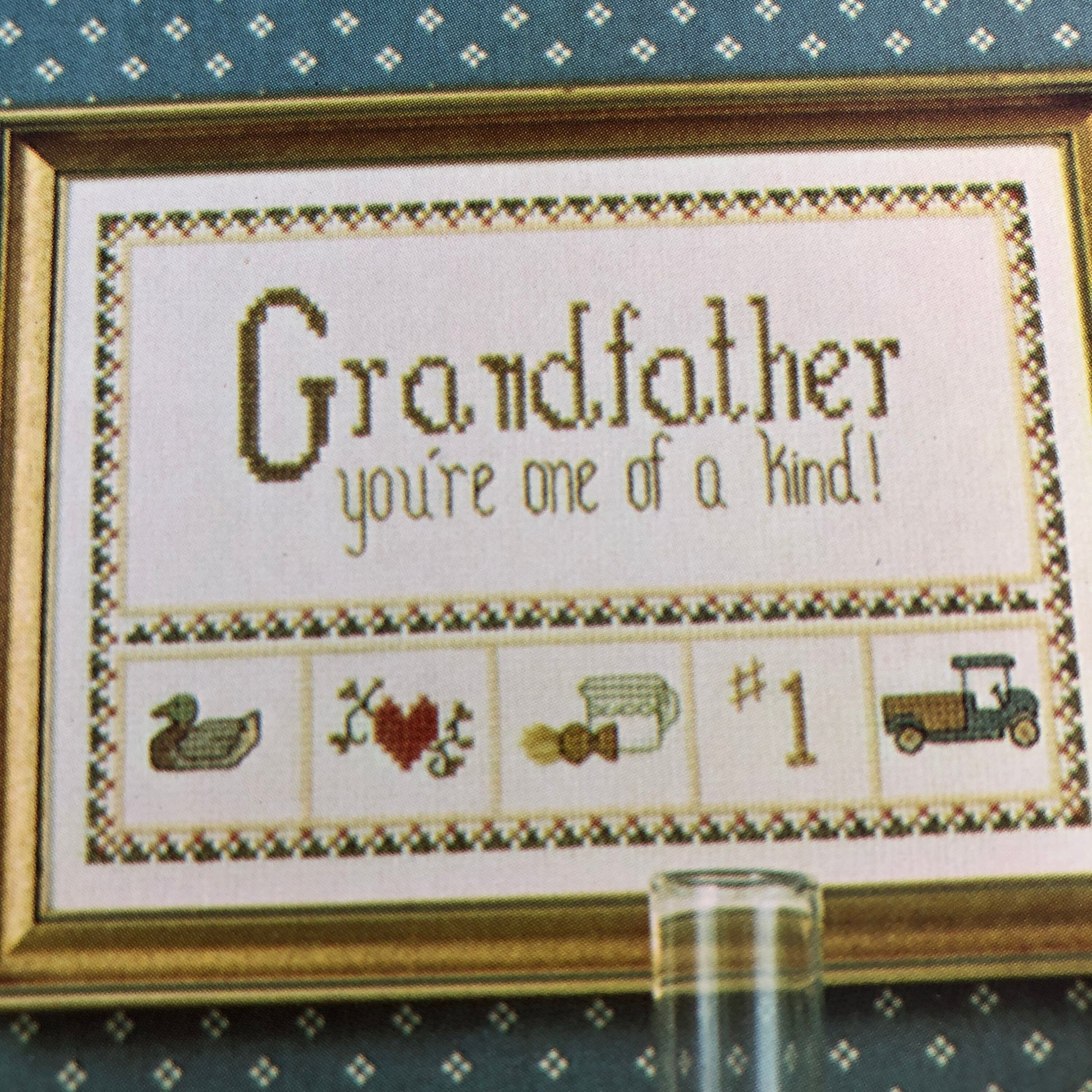 Grandfathers Are special, T & N Designs, Vintage 1984, Counted Cross Stitch Designs