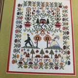 Authentic English Samplers, ShariAne Designs, Vintage 1983, Counted Cross Stitch Designs