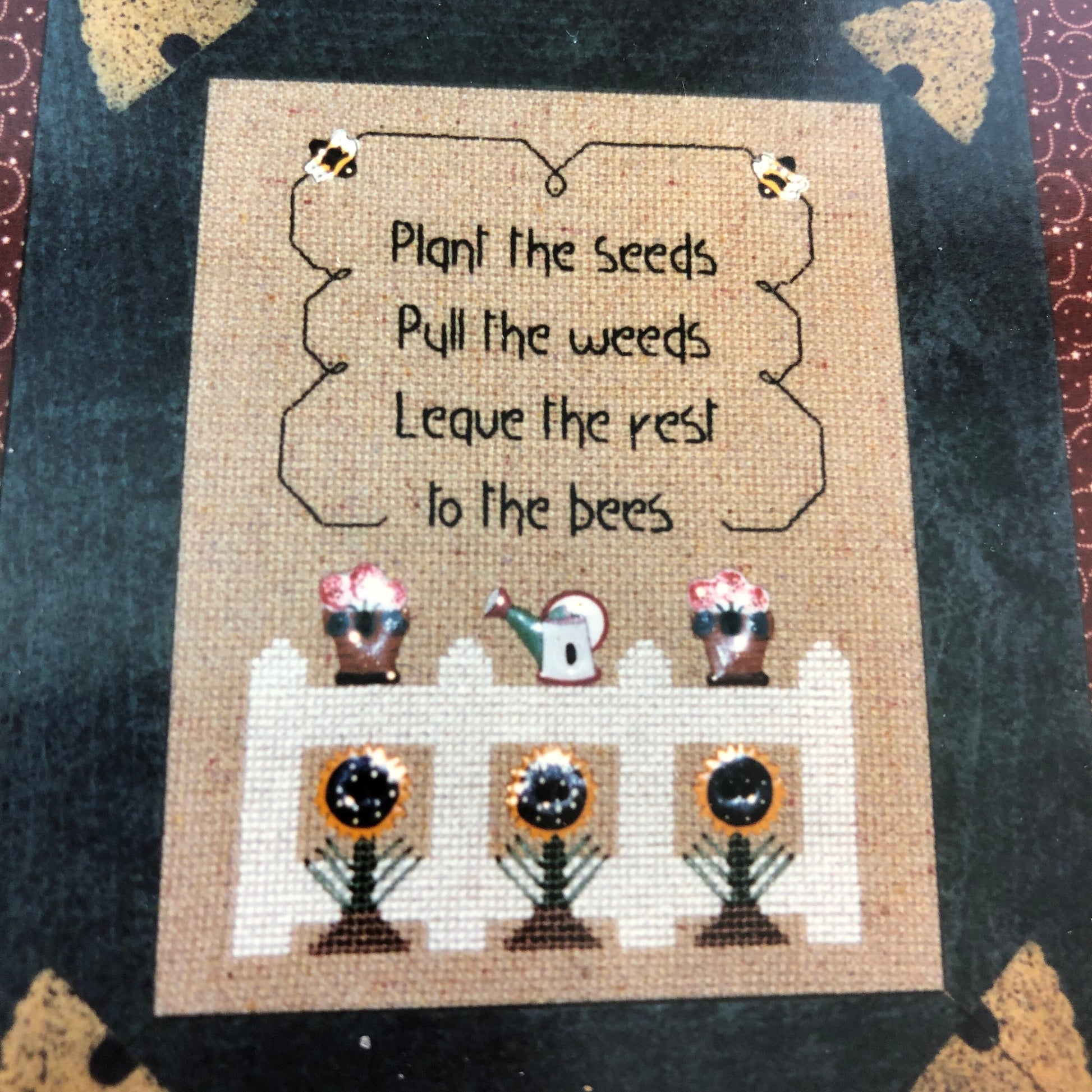 The Bee Book, Stitches from the Heartland, Vintage 1997, Counted Cross Stitch Designs