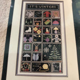 It's Winter, Marilynn and Jackie's Collectibles, Vintage, Counted Cross Stitch Design