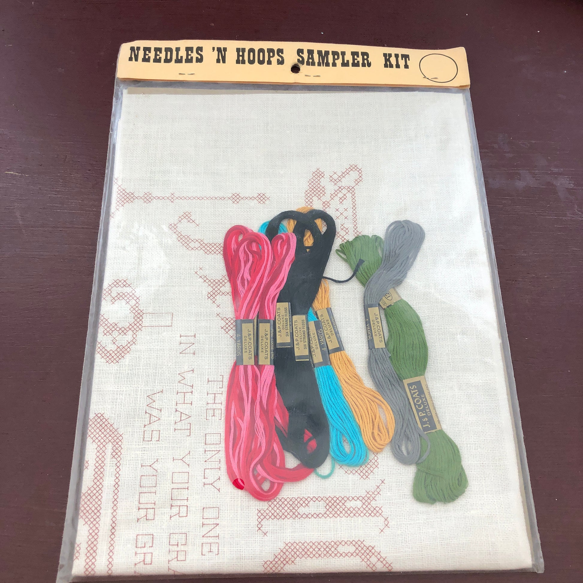 Needles n Hoops, Antiques, Vintage Counted Cross Stitch Kit