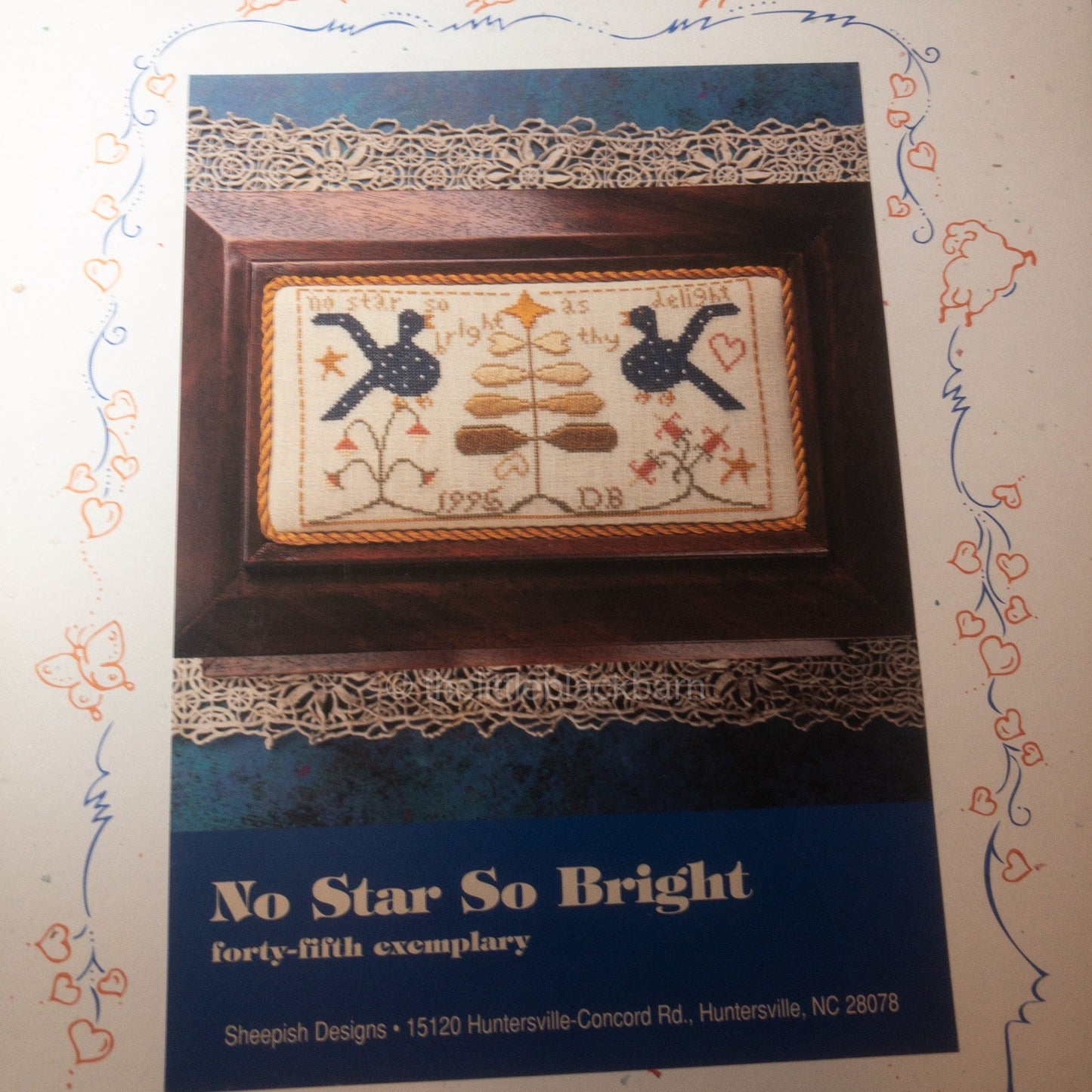 No Star So Bright, by Dawn Bradford, Sheepish Designs, Vintage 1996, Counted Cross Stitch*