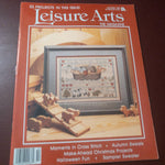 Leisure Arts, The Magazine, Year 1989, 4 issues, Cross Stitch Designs Plus*