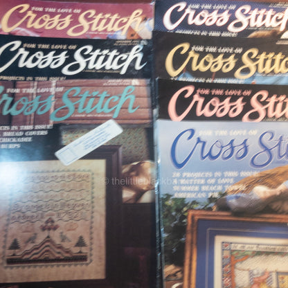 For the Love of Cross Stitch, Leisure Arts Publication, 8 Issues, Mixed Lot*