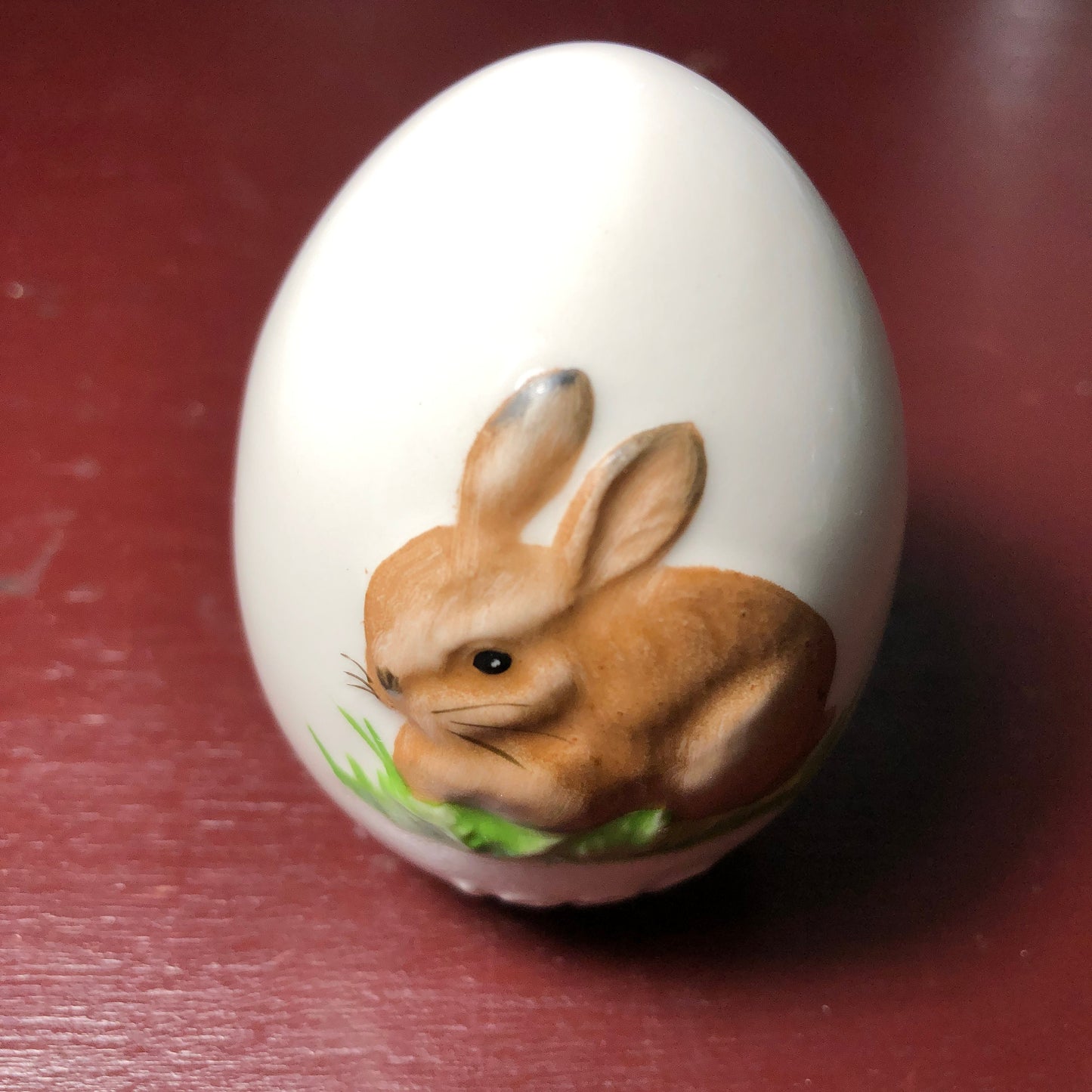 Bunny Egg Dated 1980, Goebel West Germany Vintage Collectible