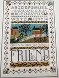 Friend Sampler, 1462, by Diane Arthurs, Imagining, Counted Cross Stitch Design