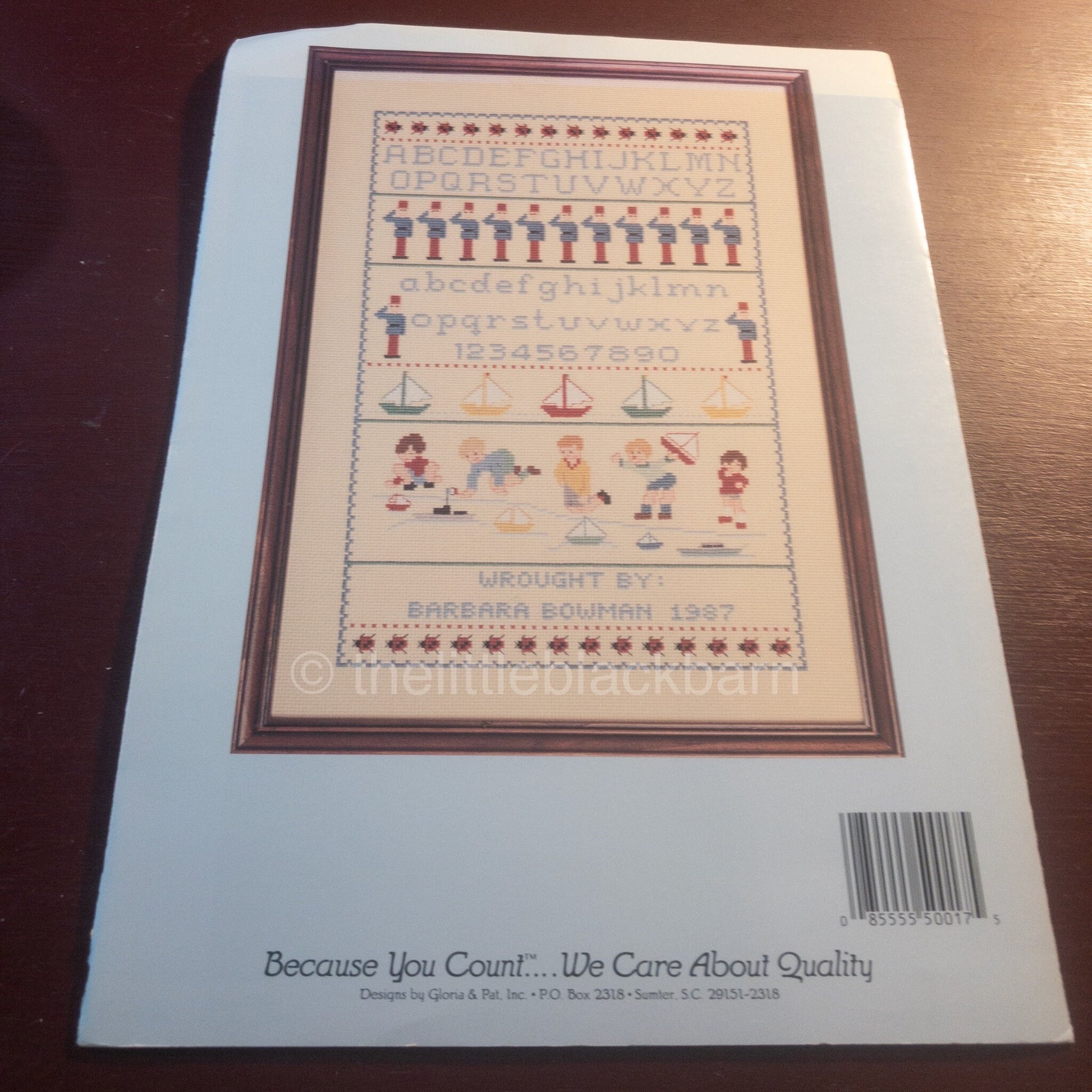 Gloria & Pat, Boy's First Sampler, Vintage 1988, Counted Cross Stitch Design