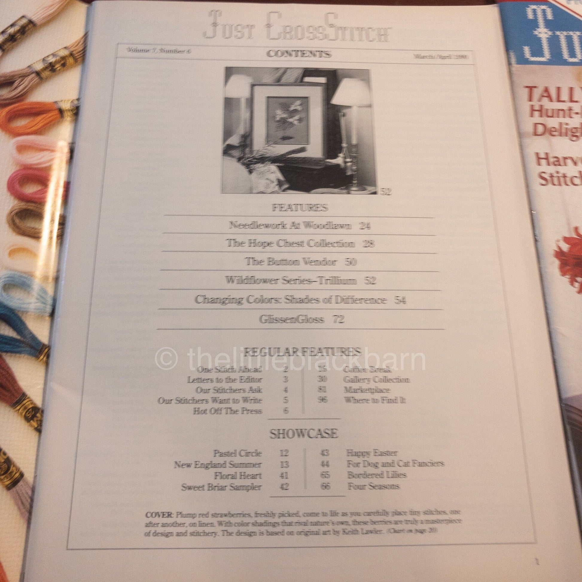 Just Cross Stitch Magazine 1989-90, 4 Issues, Cross Stitch Pattern Magazines
