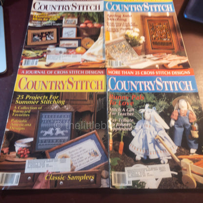 Country Stitch, Magazine, Vintage 1990, Cross Stitch Patterns*