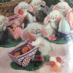 Bunny Egg Cups, Set of 6, Bucilla Plastic Canvas Kit