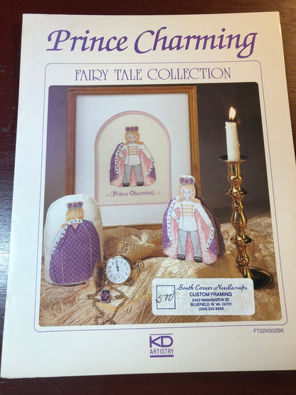 Prince Charming, Fairy Tale Collection, KD Artistry* *Vintage 1987, Counted Cross Stitch Chart