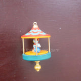 Hallmark Keepsake, Miniature Ornament, Santa's, Little Big Top Dated 1996, QXM4081