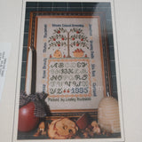 Apple Orchard Sampling, Hillside Samplings, Vintage 1995, Counted Cross Stitch Design