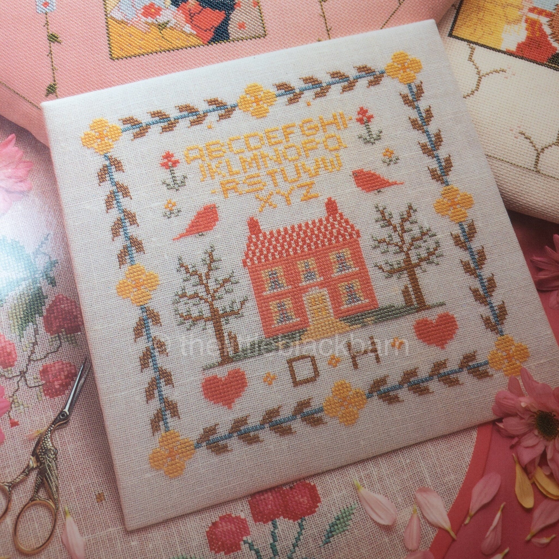 Dorothea Hall, Set of 2, Cross Stitch for, Special Occasions, and the Home, 9 Designs in Each