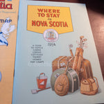 Nova Scotia Travel Information , Vintage 1954, from the Nova Scotia Bureau of Information