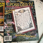 Cross Stitch Magazine (Previously Cross Stitch Plus), 7 Vintage 1995 Issues, Number 26 through 31*