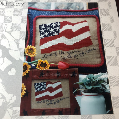 Old Glory, Sisters, Vintage 1996, Counted Cross Stitch Design