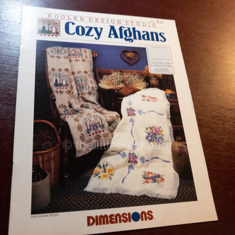 Cooler Design Studios, Cozy Afghans, Dimensions, Vintage 1988*