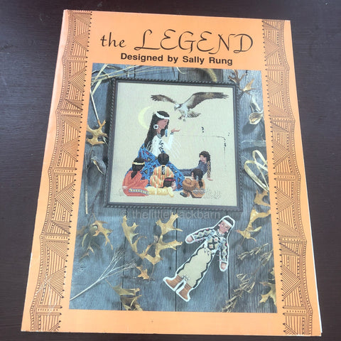 the Legend, Designed by Sally Rung, Vintage 1993, Counted Cross Stitch Design