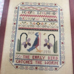 Early Bird Sampler, Amaryllis Artworks, Vintage, Counted Cross Stitch Design