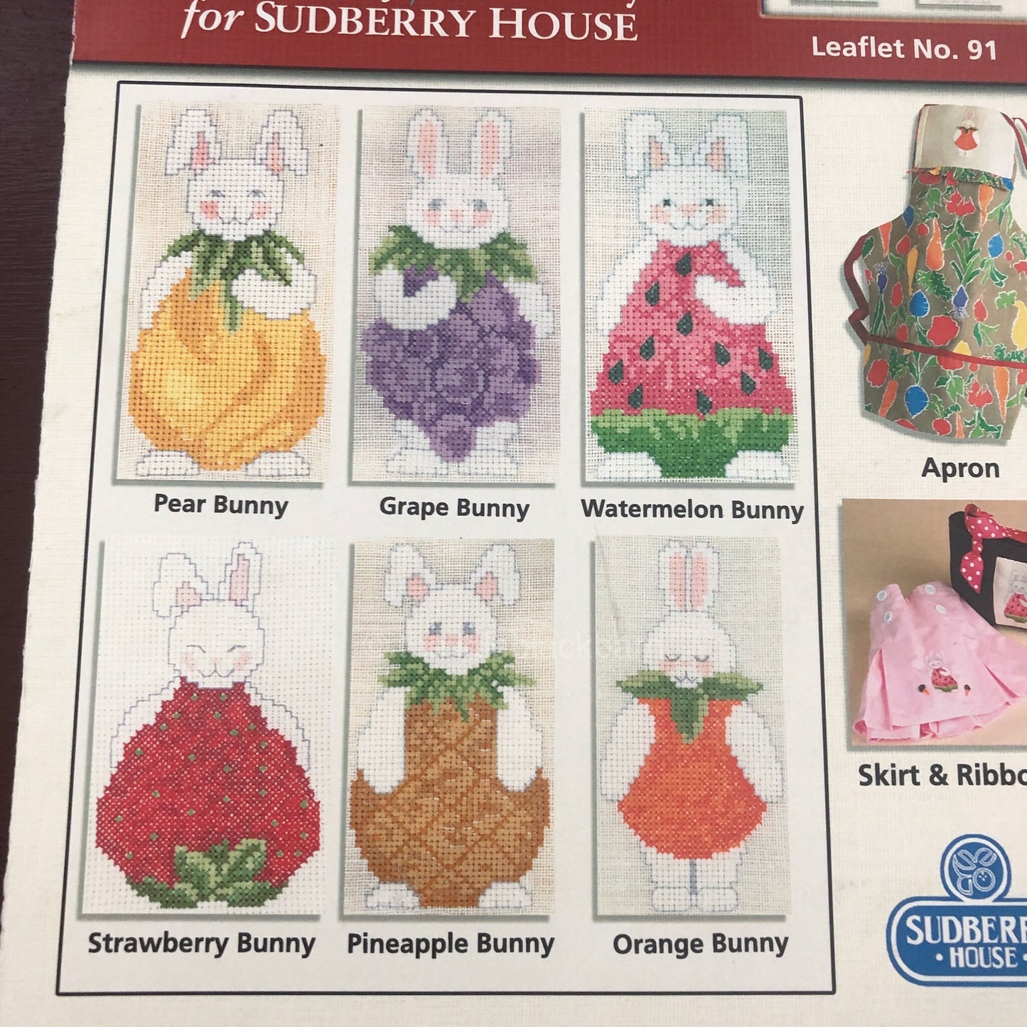 Sudberry House Stitch with Sudberry Yummy Bunnies Designed by Laura Boyle Counted Cross Stitch Design Book*