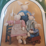 Dream Spinners, #120, Country Clover, Stuffed Bunny Patterns, Vintage 1986*