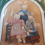 Dream Spinners, #120, Country Clover, Stuffed Bunny Patterns, Vintage 1986*