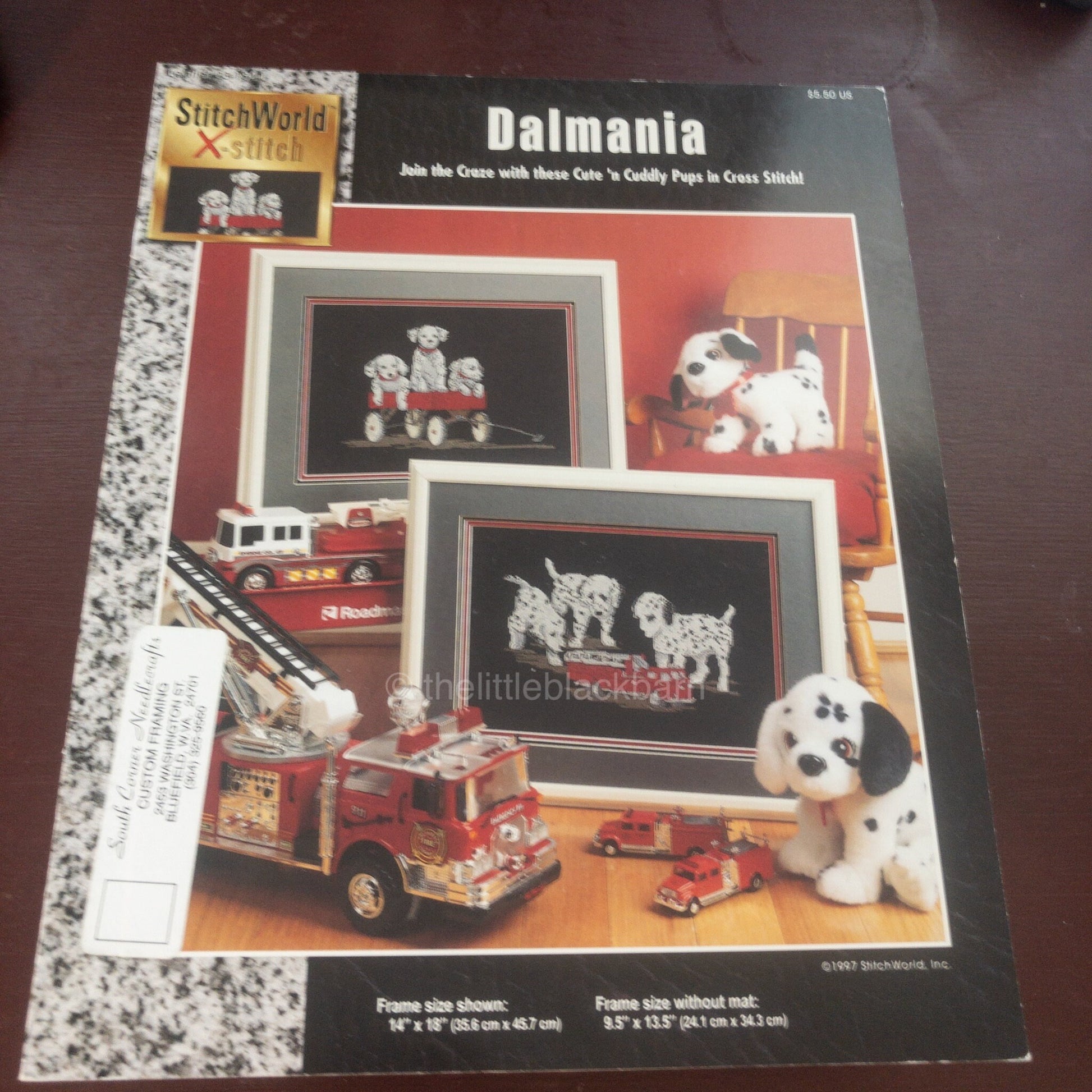 Dalmania, Stitch World, Vintage 1997, Counted Cross Stitch Designs