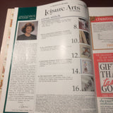 Leisure Arts, The Magazine, Year 1991, 6 issues, Cross Stitch Designs Plus*