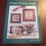 Mill Hill, Antique Friendship Sampler, with Fabric, Anchor Floss and Beads