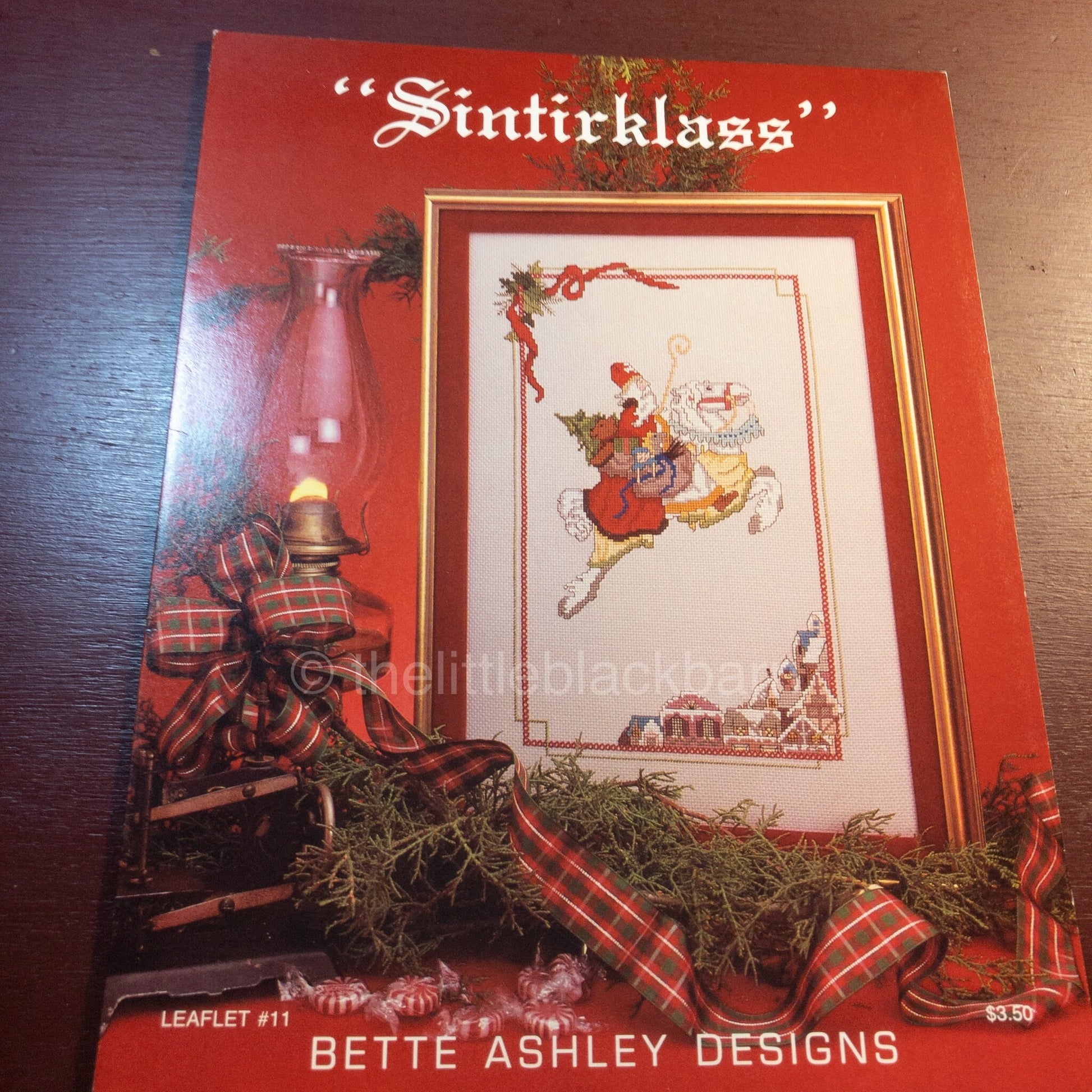 Bette Ashley Designs, Sintirklass, Vintage 1985, Stitch Count 125 by 191