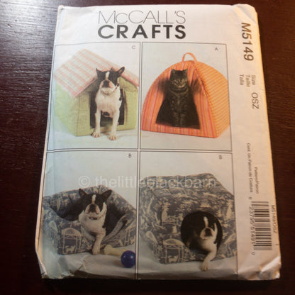 McCall's Crafts, M5149, Pet Beds, Sewing Pattern