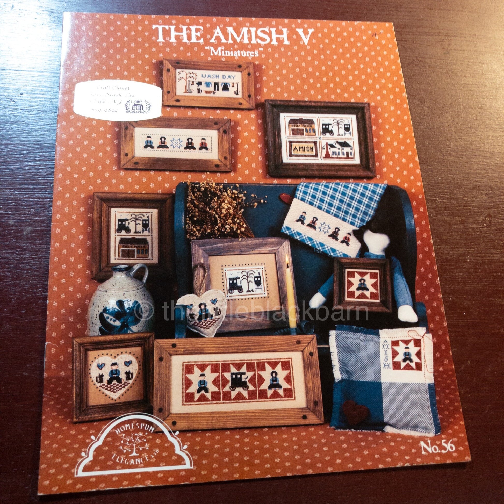 The Amish V, Miniatures, Homespun Elegance, Vintage 1986*