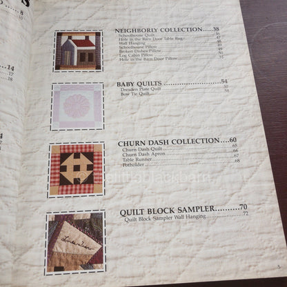 Leisure Arts, In Love With QUILTS, Vintage 1993, Quilt Pattern Book