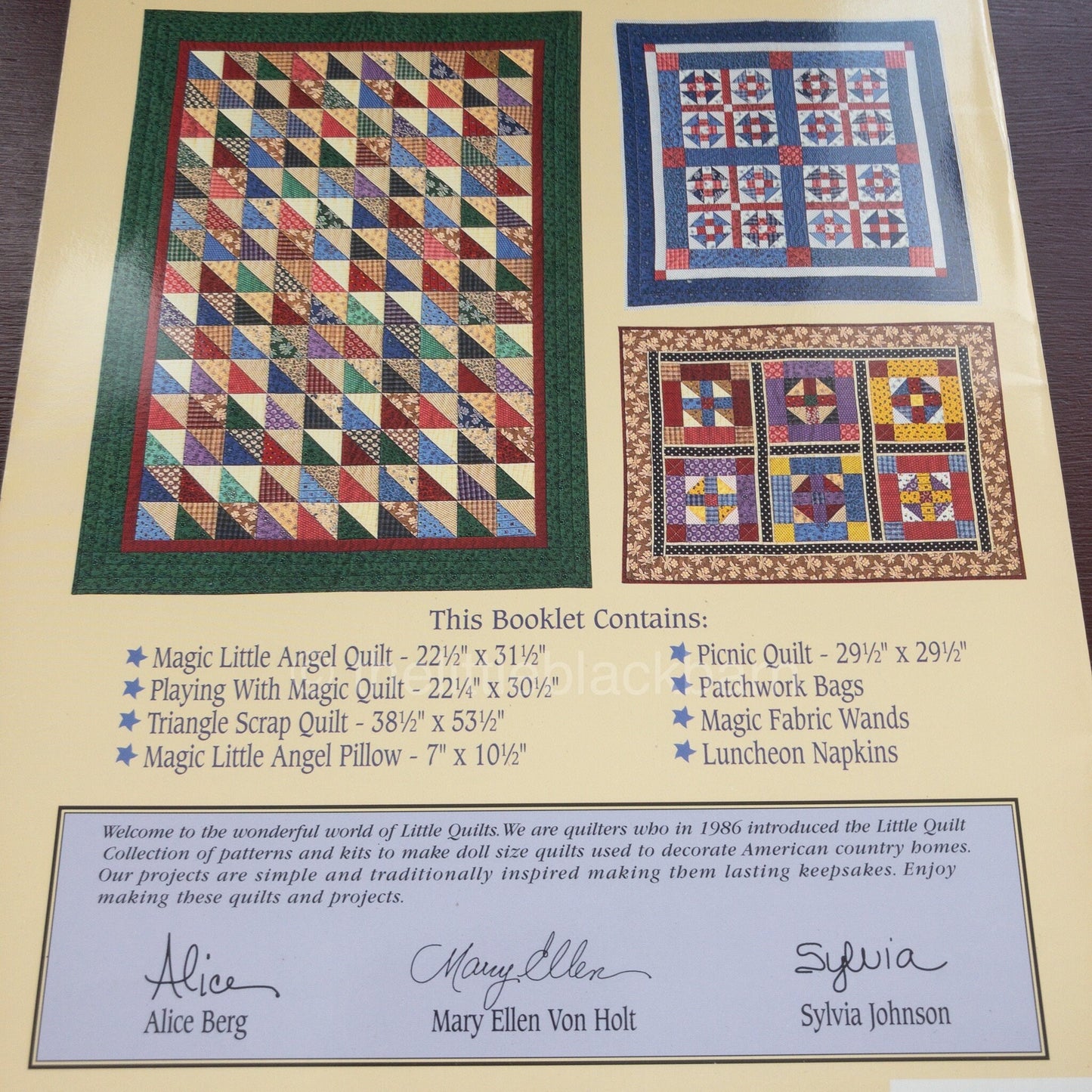 Little Quilts, It's Magic, Vintage 1998, Quilt Pattern Book