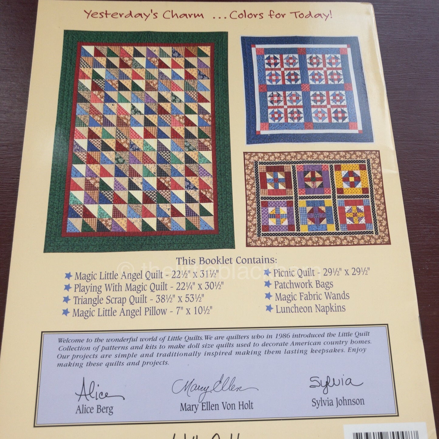 Little Quilts, It's Magic, Vintage 1998, Quilt Pattern Book