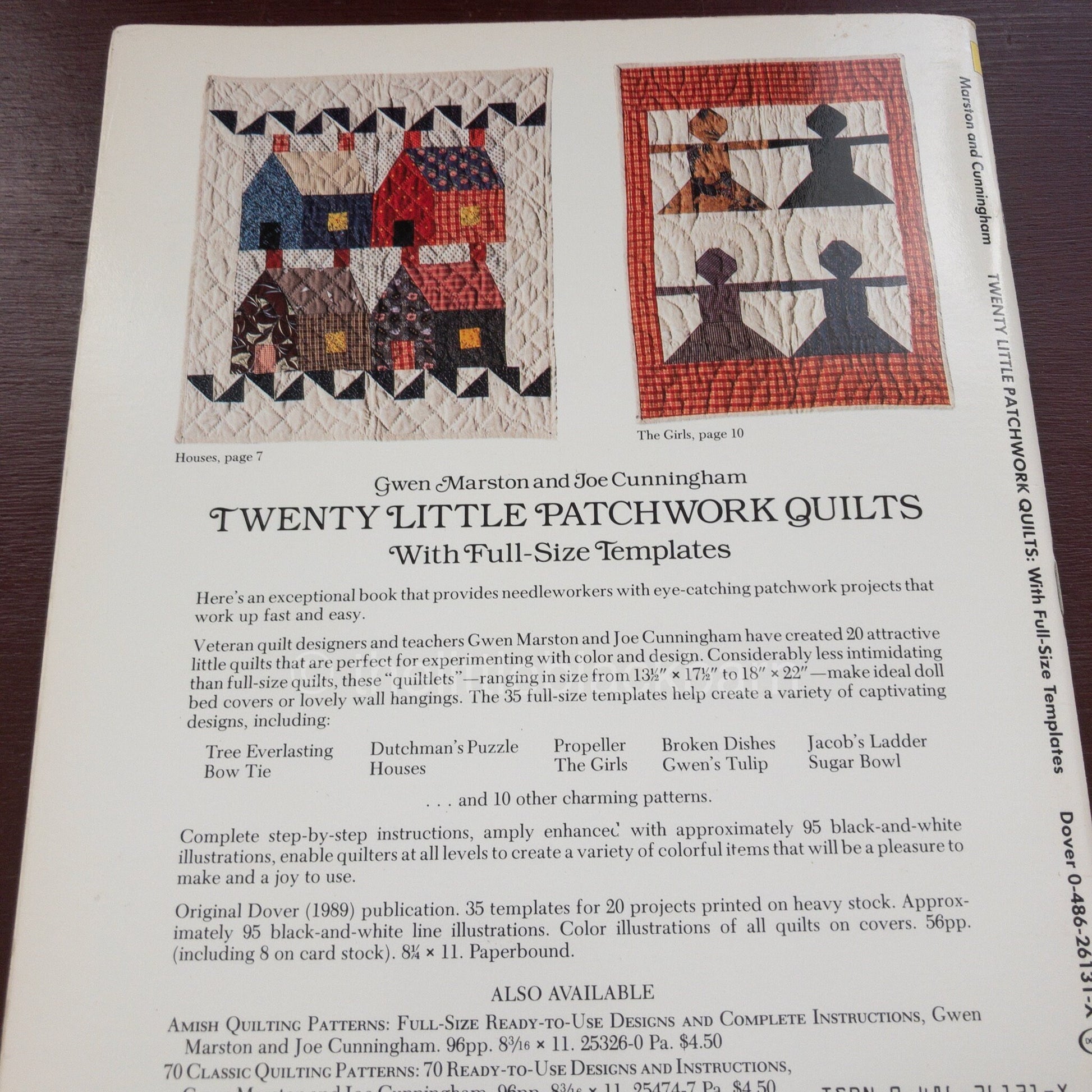 Twenty Little Patchwork Quilts, Vintage 1990, Quilt Pattern Book*