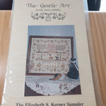The Gentle Art, The Elizabeth S. Kerney Sampler Vintage 1992, Counted Cross Stitch Chart