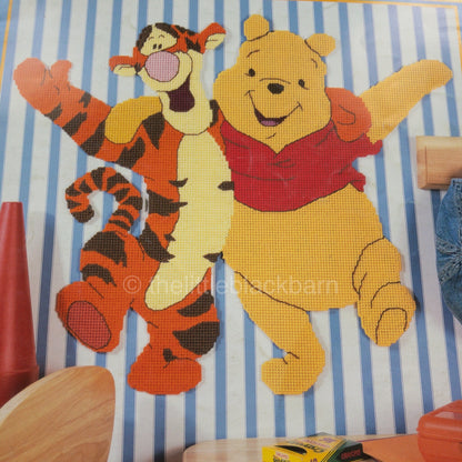 Leisure Arts, Pooh Wall Decor, Vintage 2001 Plastic Canvas Pattern Book