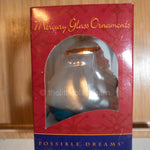 Possible Dreams, Doctor Santa, Vintage 1998, Mercury Glass, Christmas Ornament, Foxboro Massachusetts