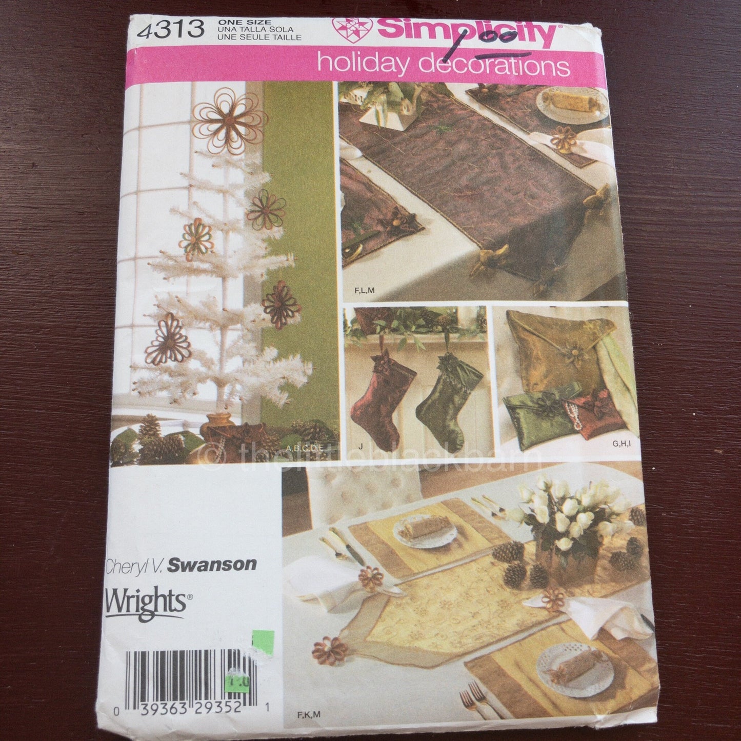 Simplicity, Holiday Decorations, 4313, OOP, Sewing Patterns