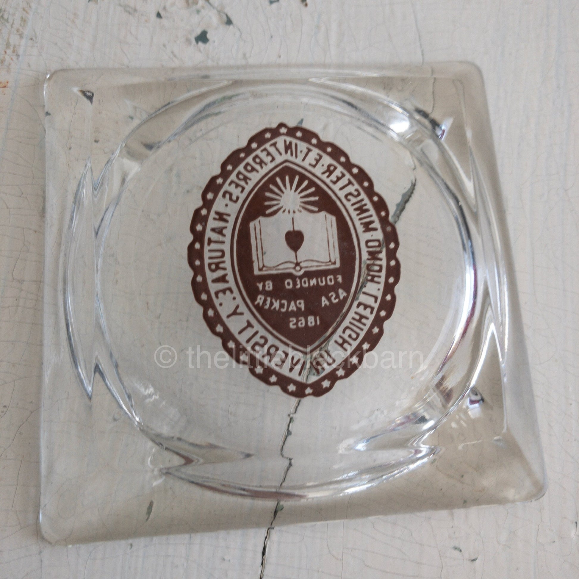 Asa Packer, Lehigh University, Souvenir Collectible Vintage Ashtray*