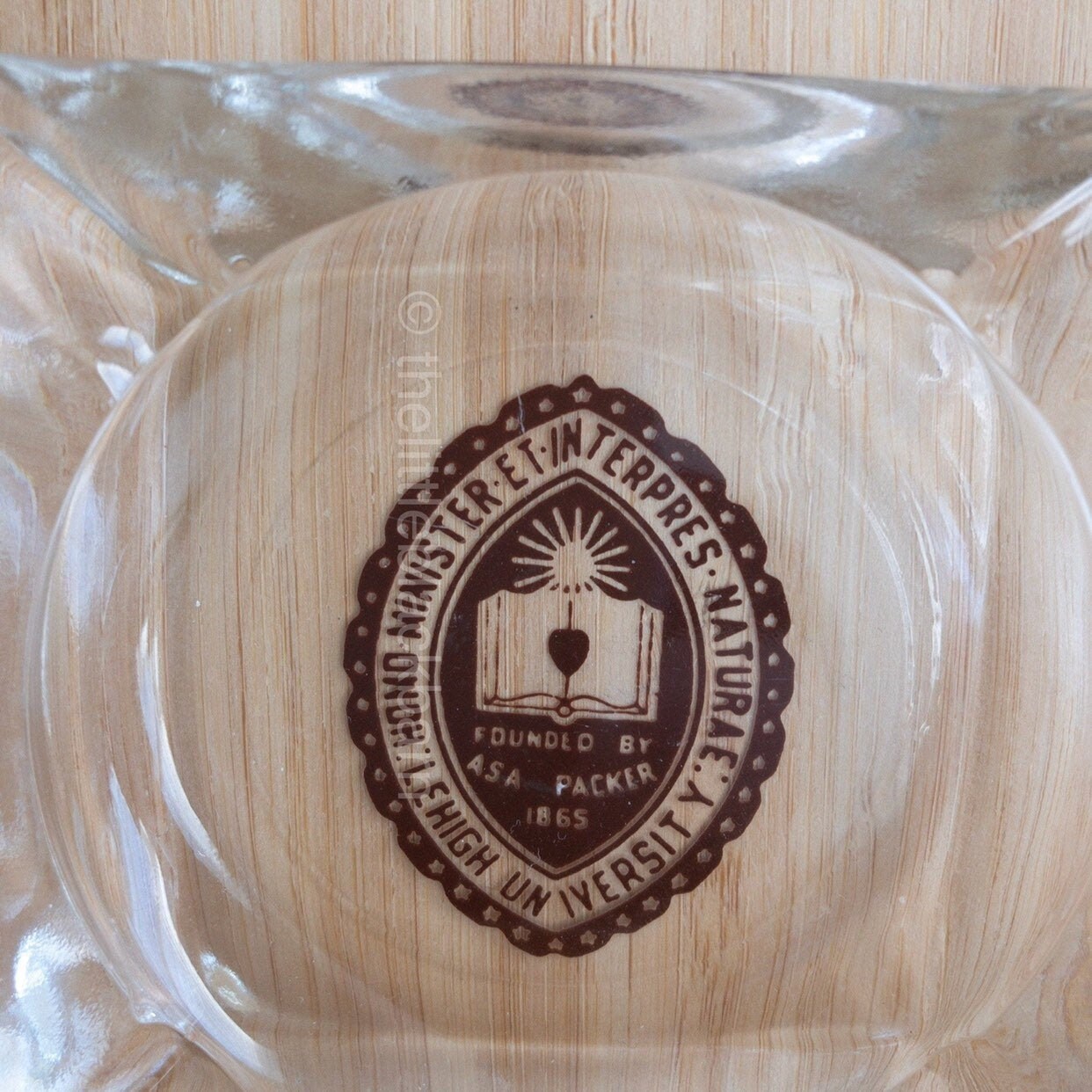 Asa Packer, Lehigh University, Souvenir Collectible Vintage Ashtray*