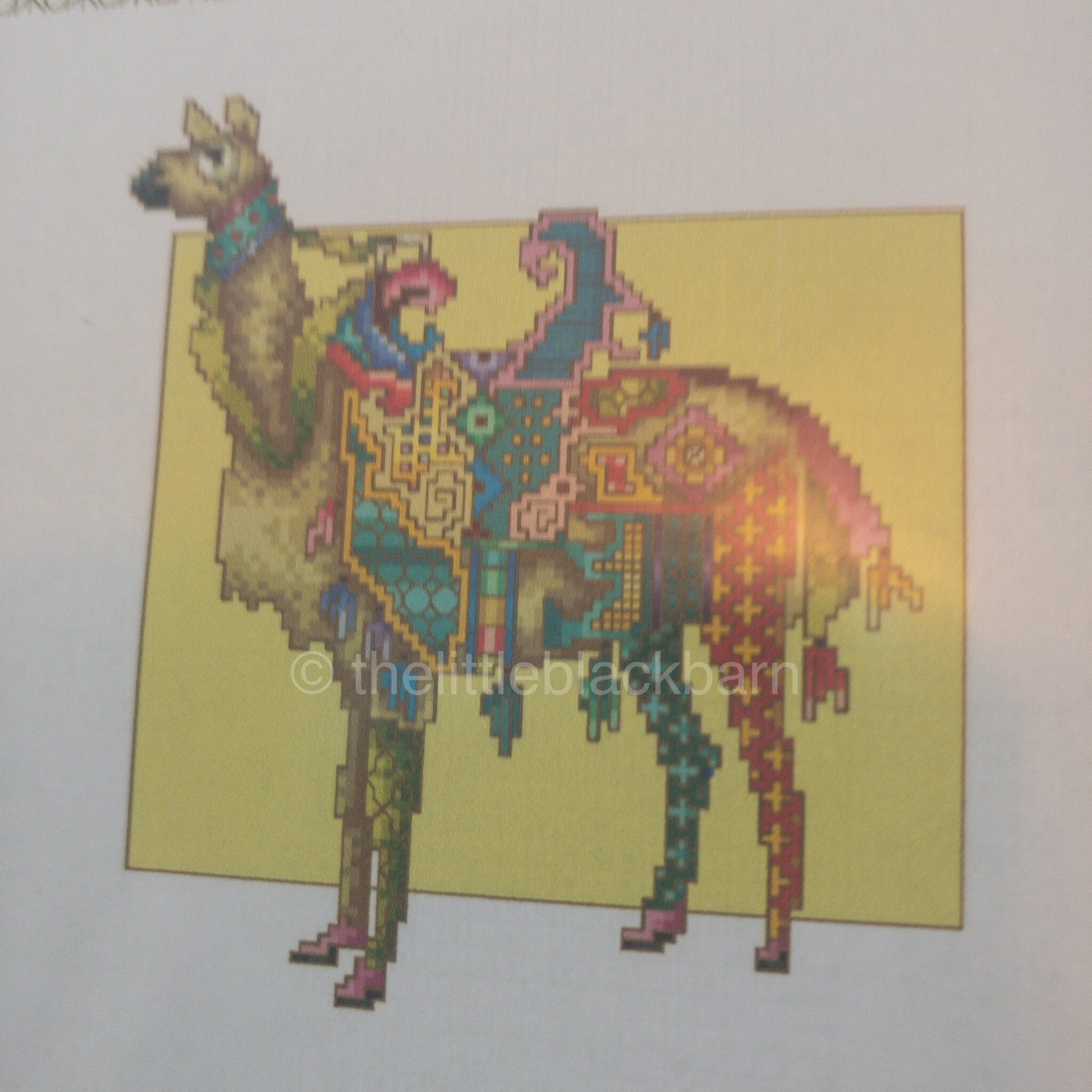 Vickery Collection, Llama Parade, Counted Cross Stitch Chart