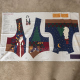Christmas Vest, By Cranston Print Works, XS-L, Sewing Panels